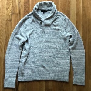 Shawl neck sweater from Banana Republic.